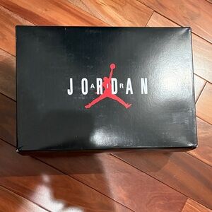 Jordan Black and Red Shoe Box